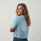Crop Top Hilight Tribe Bleu Pastel