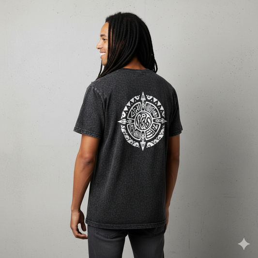 T-shirt Homme BIO Hilight Tribe Acid Washed Homme