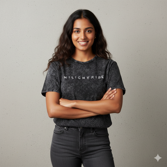 T-shirt Homme BIO Hilight Tribe Acid Washed Femme