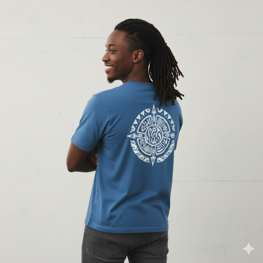 T-shirt Hilight Tribe Bleu Denim Femme
