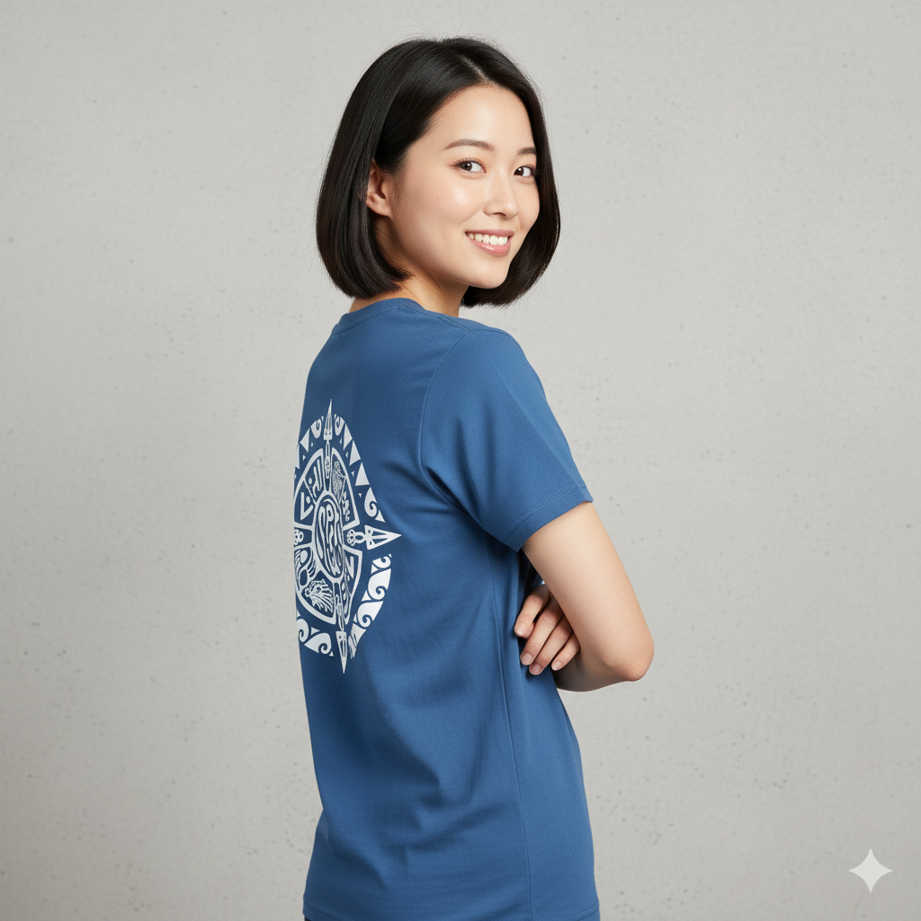 T-shirt Hilight Tribe Bleu Denim Femme
