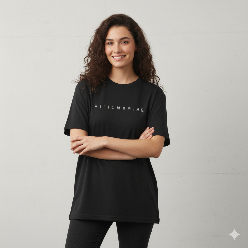 T-shirt Hilight Tribe Bleu Denim Femme