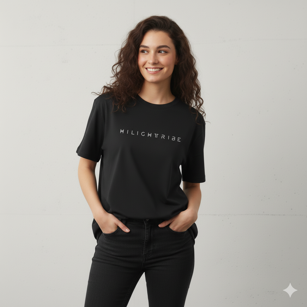 T-shirt Hilight Tribe Bleu Denim Femme